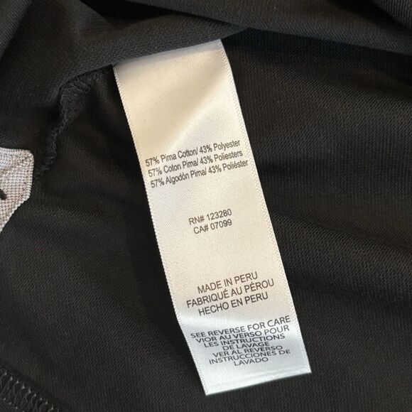 Travis Mathew Golf Polo Mens XL Prestige 77 Crenshaw Black Casual NWT Preppy - Picture 5 of 6